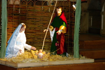 Marie et Joseph autour de Jésus